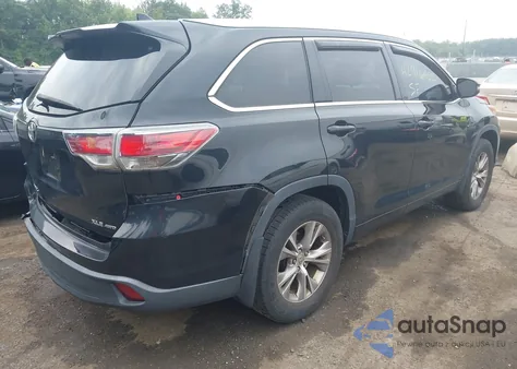 2015 Toyota Highlander Xle V6 z USA, uszkodzony, nr VIN 5TDJKRFH2FS191880